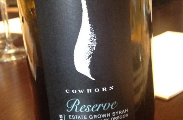 cowhorn syrah southern oregon wine