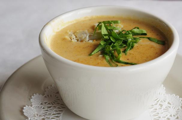 crab bisque with brandy