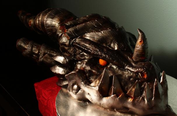 World of Warcraft Deathwing Cake