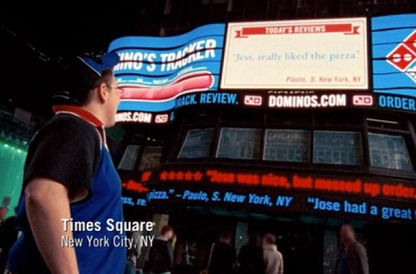 Domino's Times Square Billboard