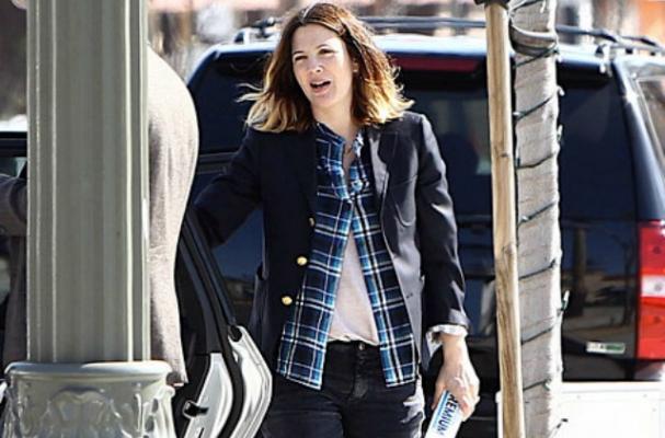 Drew Barrymore Brings Her Own Crackers to Lunch