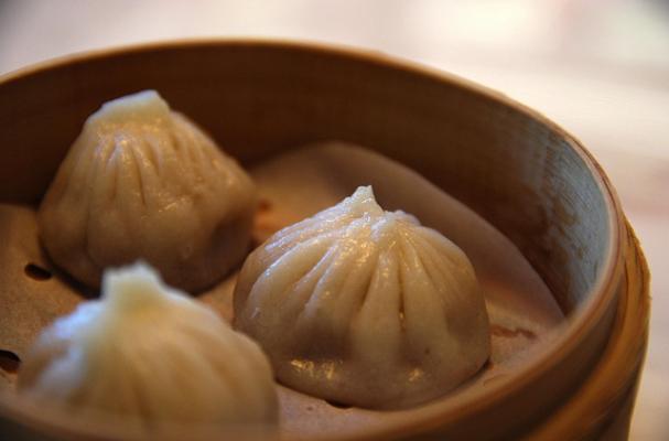 dumpling in steamer