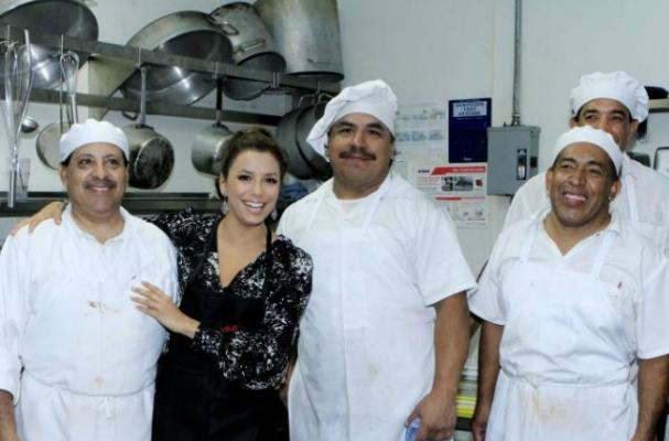 Eva Longoria at Buca di Beppo