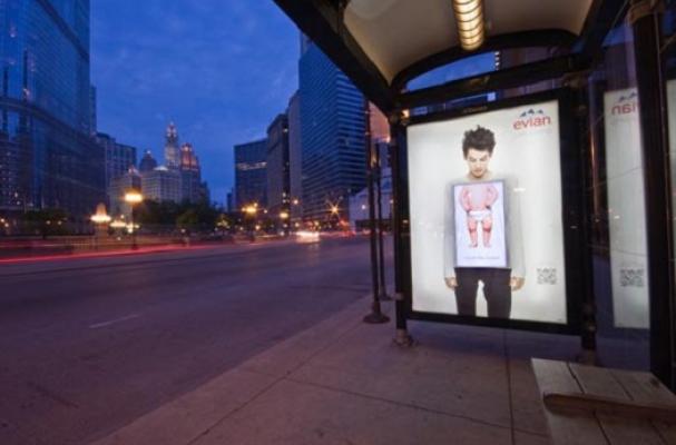 evian bus shelters