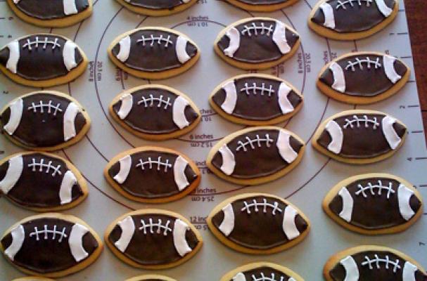 football cookies