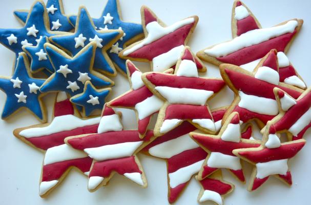 Apple pie Spice Sugar Cookies to Celebrate the Fourth of July