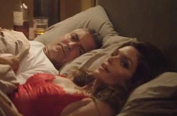 George Clooney Jumps Into Bed with Cindy Crawford in New Tequila Commercial