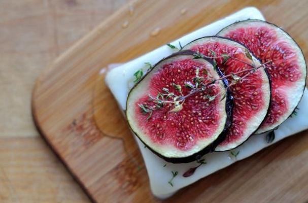 Baked Goat Cheese with Figs
