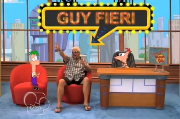 Guy Fieri Visits Phineas and Ferb