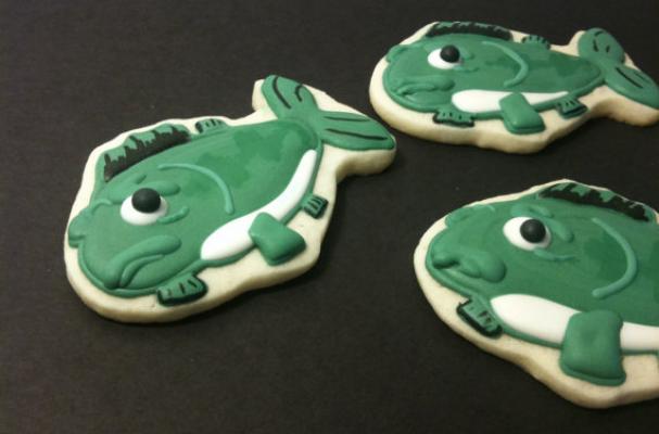 bass fish cookies