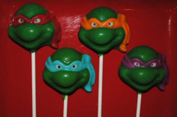 Teenage Mutant Ninja Turtles Chocolate Lollipops