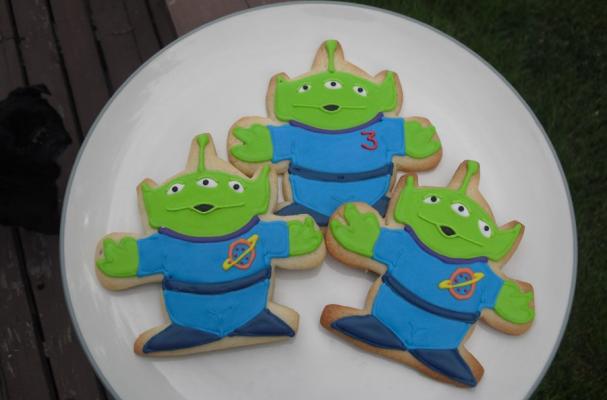 Toy Story Alien Sugar Cookies