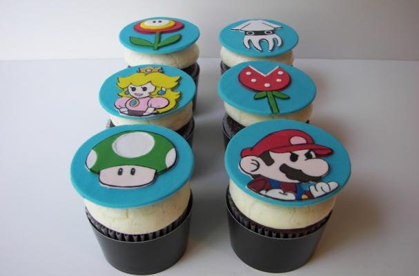 Super Mario Brothers Cupcake Toppers