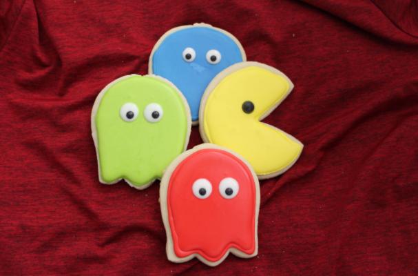 Pac-Man Sugar Cookies