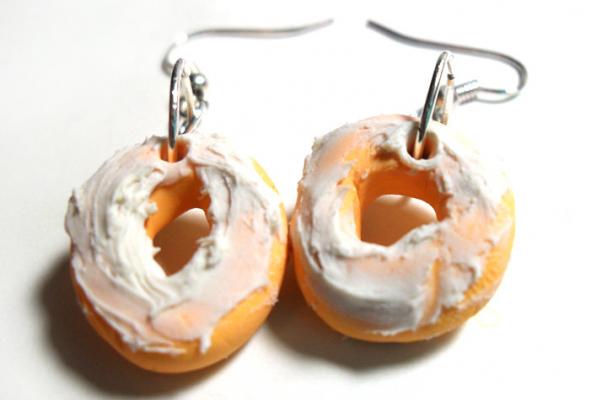 Frosted Doughnut Earrings