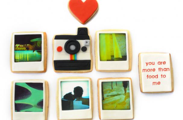 Custom Polaroid Photo Cookies