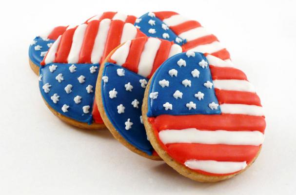 Memorial Day Flag Cookies