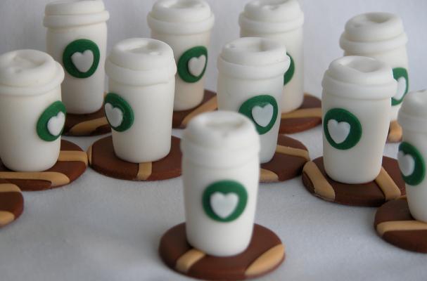 Coffee On the Go Cupcake Toppers
