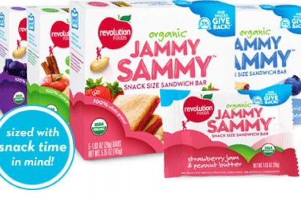 Jammy Sammy sandwich bars