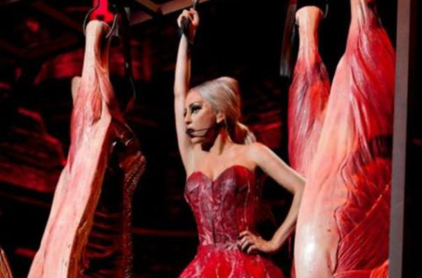 Lady Gaga Dons New Meat Dress in Tokyo