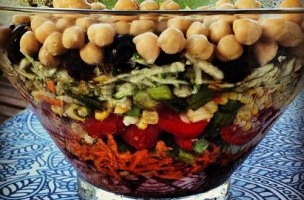 Marinated 8 Layer Salad