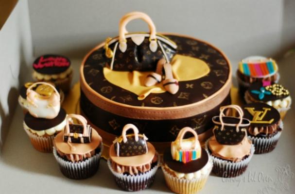 Louis Vuitton Layer Cake - Classy Girl Cupcakes