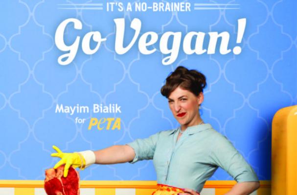 Mayim Bialik Trashes Meat for PETA