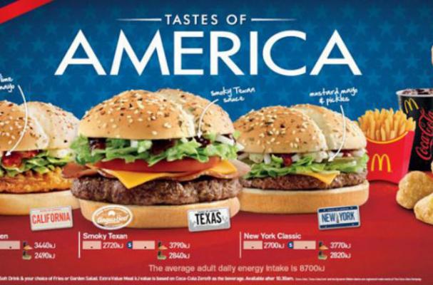 McDonald's Adds American-Style Burgers to Australian Menu