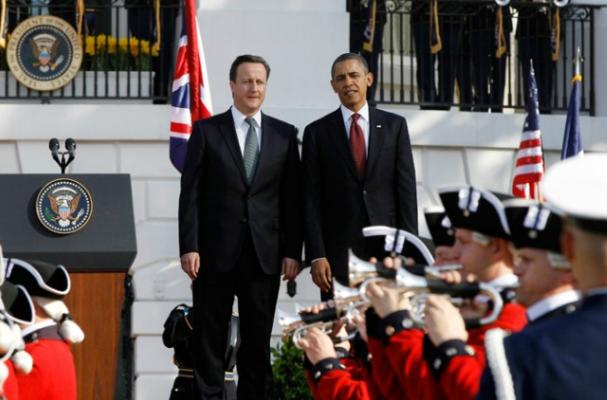 Obama Gifts Prime Minister Cameron with a Grill and Chef Jackets