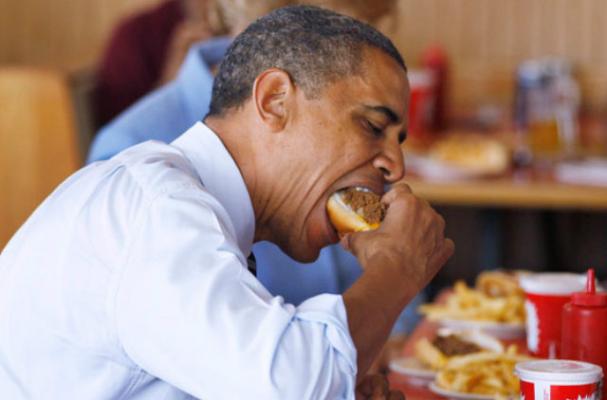 Barack Obama Eating Junk Food: A Photographic History