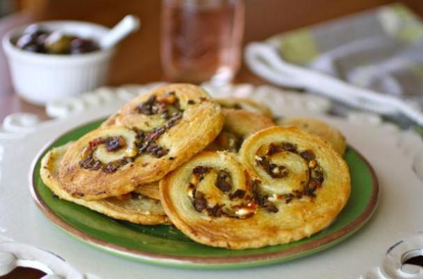 Savory Olive and Goat Cheese Palmiers