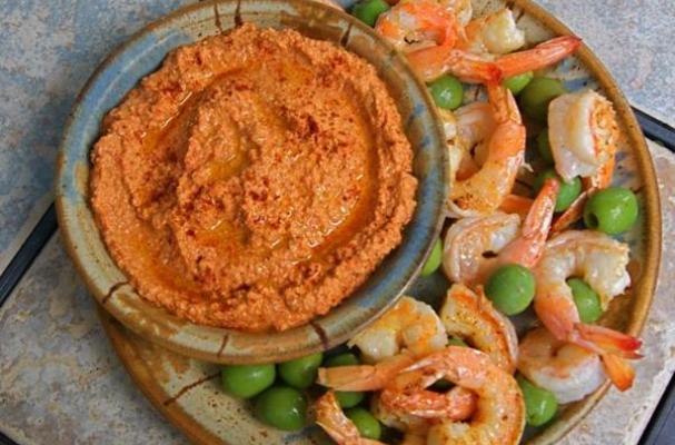 Roasted Red Pepper and Walnut Dip