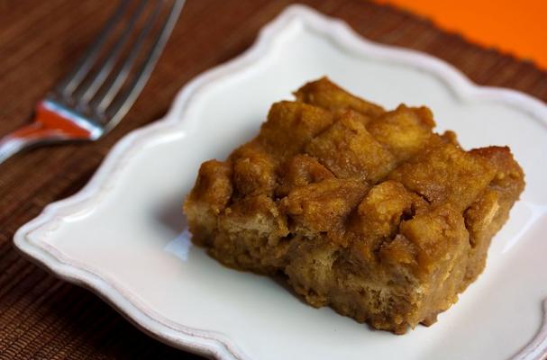 pumpkin bread pudding