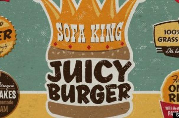Sofa King Juicy Burger