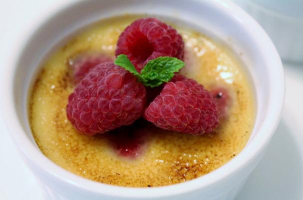 Raspberry Creme Brulee is a Delectable Dessert