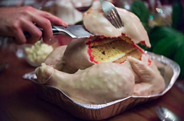 Raw Turkey Cake