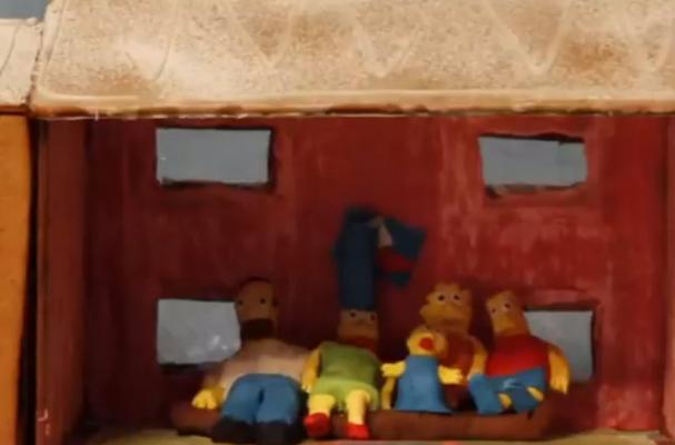 The Simpsons Gingerbread House is a Cartoonish Holiday Treat