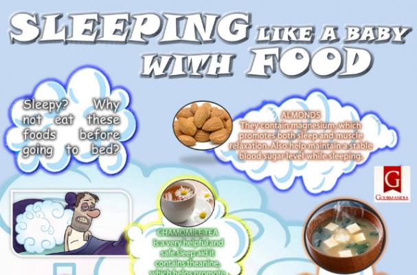Infographic: Foods That Will Help You Sleep Like a Baby
