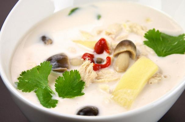 Thai coconut soup