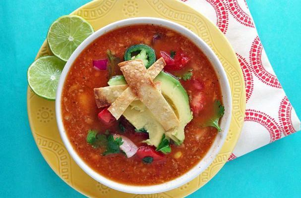Foodista | Hearty Chicken Tortilla Soup