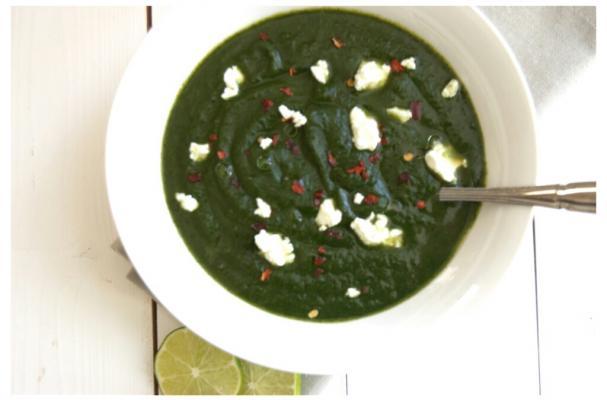 Simple Spinach and Potato Soup
