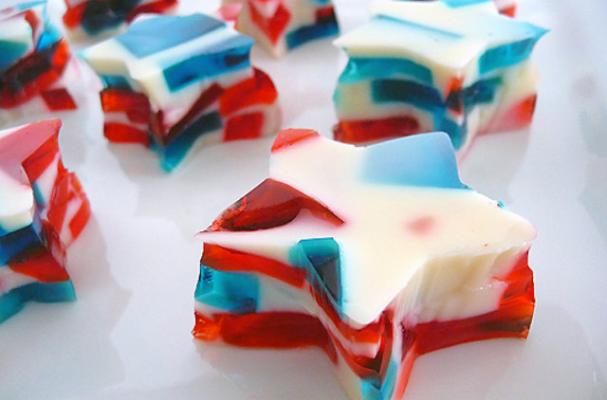 Stained Glass Jello Shots to Celebrate the Fourth of July