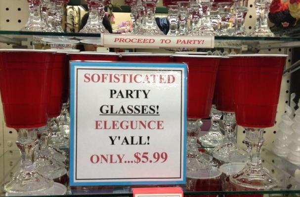 'Sofisticated' Party Glasses