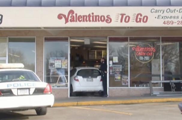 Nebraska Man Crashes Into Pizzeria With His Car and Orders a Pizza