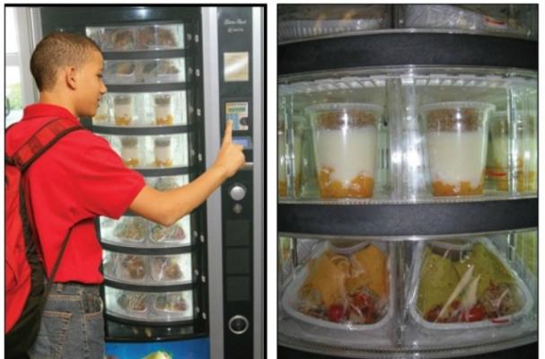 Celebrity Chefs Help Unveil Healthy School Vending Machines