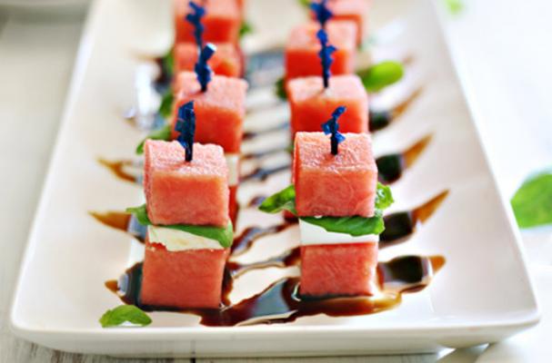 Watermelon Feta Bites