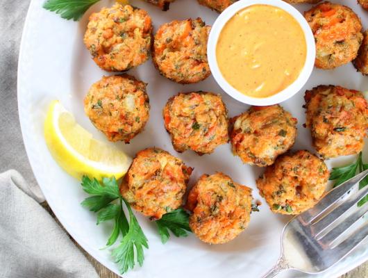 Foodista | Recipes, Cooking Tips, and Food News | Mini Salmon Cakes ...