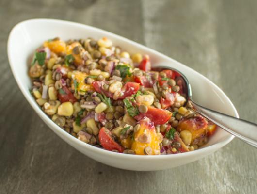 Foodista | Recipes, Cooking Tips, and Food News | Lentil Salad with ...