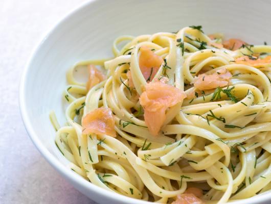 Foodista | Recipes, Cooking Tips, and Food News | Smoked Salmon Pasta