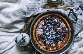 First We Eat Blueberry Dutch Baby